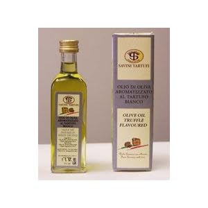 Savini Tartufi White Truffle Olive Oil, 1.859-Ounce Glass Bottle by 