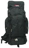 XL Large Camping Backpack 4800 Cu in Hiking Pack Navy Blue