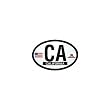 California Oval Decal