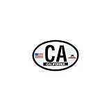 California Oval Decal