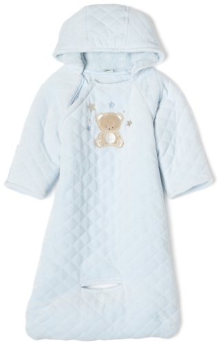 Little Me Boys Bear Pram Bag - Blue - 0/9 Months