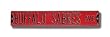 BUFFALO SABRES "BUFFALO SABRES AVE" Authentic METAL STREET SIGN (6" X 36")