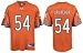 Brian Urlacher Orange Reebok NFL Premier Chicago Bears Jersey - Large