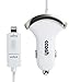 Coosh Mfi-Certified Rapid Dual-USB Port Car Charger