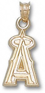 Los Angeles Angels of Anaheim 14K Gold ''A'' 5/8'' Pendant
