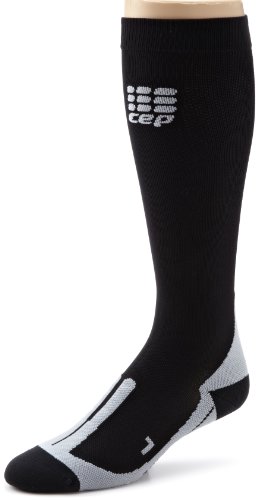 CEP Men's Compression Cycle Socks, Black (Medium, 12.5-15-Inch) On Sale