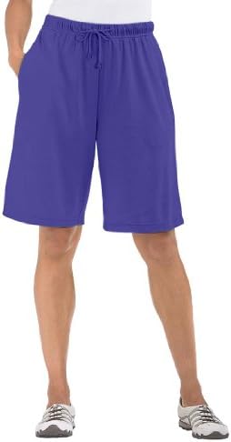 Plus Size Shorts In Soft Sport Knit