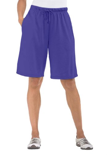 Plus Size Shorts In Soft Sport Knit