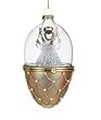 4.75" Spun Glass LED Lighted Color Changing Angel Christmas Ornament