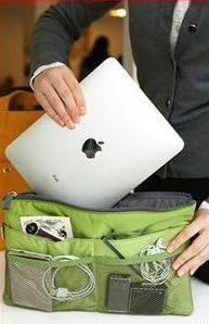 Mongten Sponge Bag Organizer for Cosmetics Ipads, Laptops, Amazon Kindle, Samsung and Other Tablets