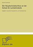 Der Hauptschulabschluss an der Schule für Lernbehinderte: Vergleich zwischen Hauptschule und Sonderschule (German Edition)