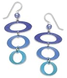 Adajio By Sienna Sky Blue Color Changing Dangle Earrings 7141