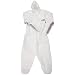 Kleenguard A30 Microforce Barrier SMS Fabric Breathable Splash and Particle Protection Stretch Coverall with Hood, Disposable, Elastic Cuff, White, 4X-Large (Case of 21)
