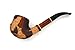 Pear Wood Hand Carved Tobacco Smoking Pipe 