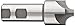 YG-1 E1237 High Speed Steel (HSS) Corner Rounding End Mill, Weldon Shank, Uncoated (Bright) Finish, Non-Center Cutting, 4 Flutes, 2.5