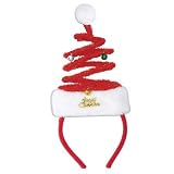 Springy Santa Headband Pkg/12