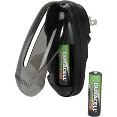 Duracell Mini Charger; 2 Rechargeable Nimh Batteries