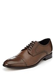 Sartorial Leather Derby Brogue Shoes