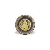 5cm Magnet with Gold Fiddler on the Roof in Ceramic