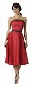 #2752 - BEST SELLER - Formal Evening Gown. Elegant Romance Satin Short Length Dress. Perfect for any occasion