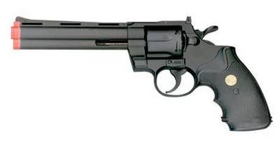 TSD Tactical 937 Revolver 6in Barrel Black - Model UA938 Airsoft Pistol