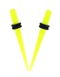Acrylic "Glow in the Dark" Green Taper - 6G - Sold as a Pair
