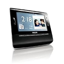 Philips USA AJL308 Clock Radio with 7-Inch TFT LCD Color Display and USB/SD Card Slot