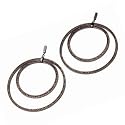 DKNY Stone Set Double Hoop Earrings.