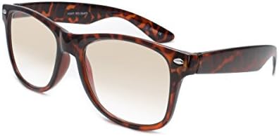 Newbee Fashion® - IG Wayfarer Style Comfortable Stylish Simple Light Tinted Sun Readers w/ Spring Temple