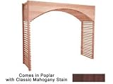 Wine Cellar Innovations Poplar with Classic Mahogany Stain Archway 36x45x12-in.