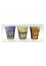 HAWAIIAN VINTAGE BEACH SCENES 3-PK SHOT GLASSES