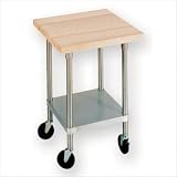 Culinary Equipment 2 Laminated Maple Top with Adjustable Shelf Table or Workstation Size:... by