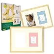 Babyprints Footprint Keepsake Molding Kit with Wall Frame - Natural