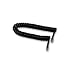 Ex-Pro Telephone Handset Coiled Black Cable, 3m