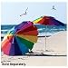 Rainbow 8' Beach Umbrella with Carry Bag, Umbrella UPF 50+ with Tilt - Fiberglass Ribs