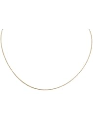 10K Gold Rope Chain Necklace, 16"
