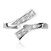 SL Zehenring Grösse einstellbar mit Zirkoniakristallen 925 Silber