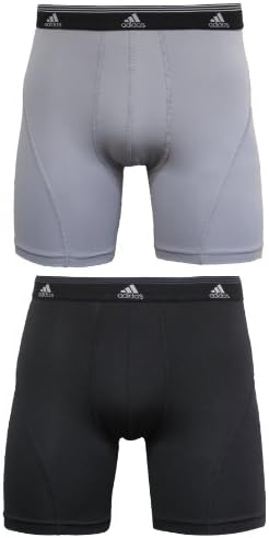 adidas Men's Sport Performance Climalite Boxer Brief, Two-Pack