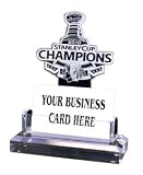 Chicago Blackhawks 2010 Stanley Cup Champs NHL Business Card Holder with Gift Box