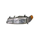 1990-1993 Acura Integra Projector Headlights  w Amber (Chrome) by Matrix