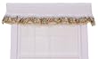 Ellis Curtain Kitchen Collection Sea Shells Ruffled Valance, White