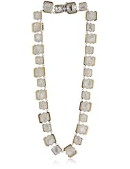 Kara Ross "Lollipop" Sterling Silver with Mother-Of-Pearl Necklace