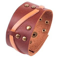 cored Lederarmband Surfer Armband Leder braun Nieten Band z34 Preisvergleich