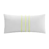 Echo Fan Floral Decorative Pillow - Grey - 11x21"