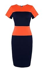 Polyester Round Neck Plaid Print  Dress