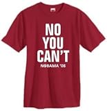 NO YOU CAN'T, NOBAMA 08 100% Heavy Cotton T-Shirt (32 colors)