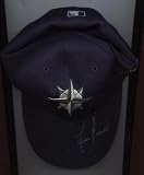 2001 Seattle Mariners Hat Lou Pinella Auto B & E Holo - Autographed MLB Helmets and Hats