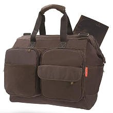 Fisher-Price Fastfinder Deluxe Wide Opening Diaper Bag, Brown