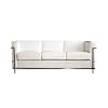 Baxton Studio Le Corbusier Petite Sofa, White
