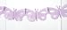 Lilac Butterfly Garland, Set of 2